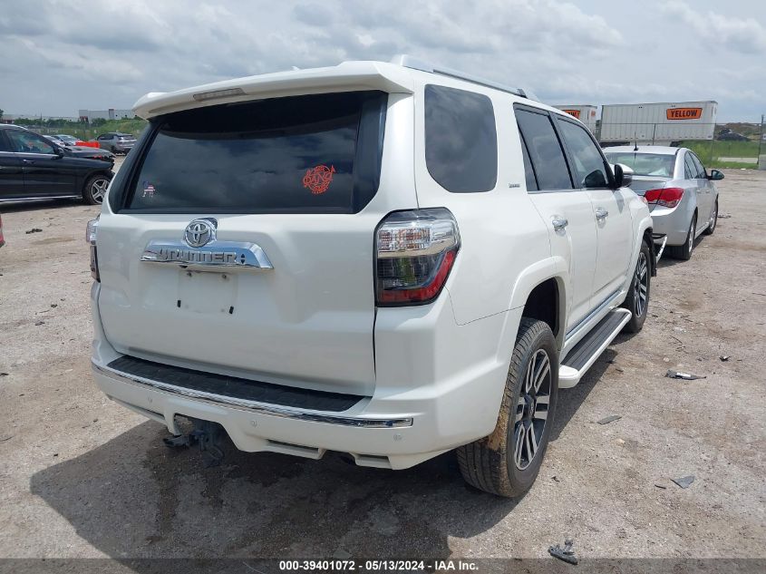 2014 Toyota 4Runner Limited VIN: JTEZU5JR7E5076066 Lot: 39401072