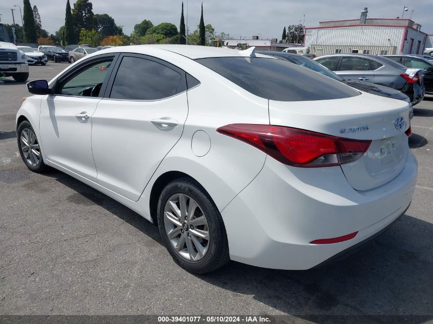 2015 Hyundai Elantra Se VIN: 5NPDH4AEXFH636108 Lot: 39401077