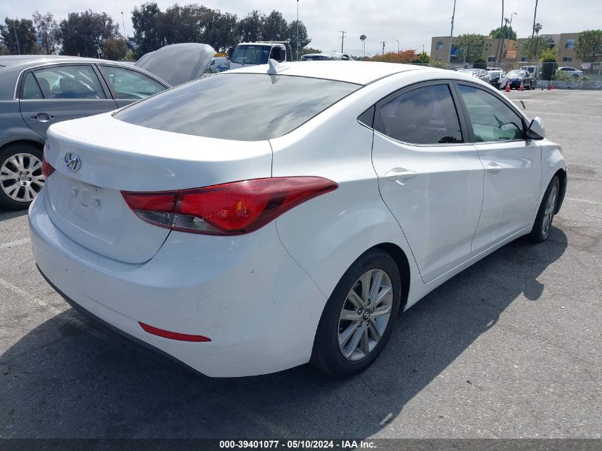 2015 Hyundai Elantra Se VIN: 5NPDH4AEXFH636108 Lot: 39401077