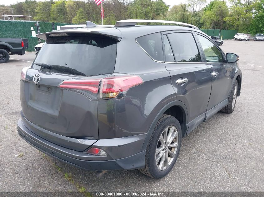 2016 Toyota Rav4 Limited VIN: JTMDFREV4GJ100065 Lot: 39401080