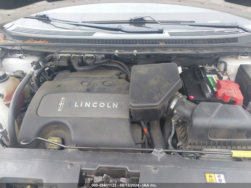 2012 Lincoln Mkx VIN: 2LMDJ8JK3CBL08876 Lot: 39401123