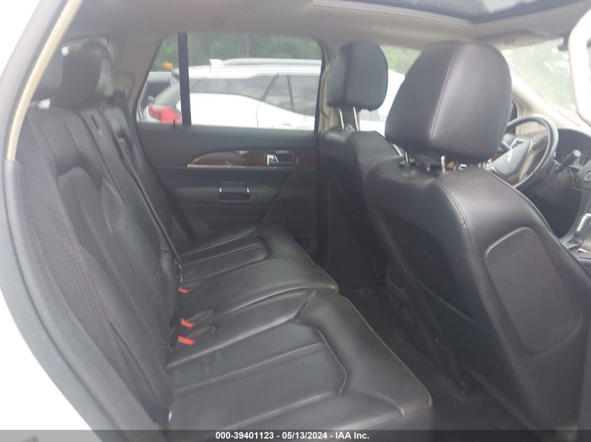 2012 Lincoln Mkx VIN: 2LMDJ8JK3CBL08876 Lot: 39401123