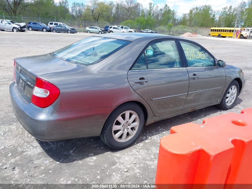 2002 Toyota Camry Xle V6 VIN: 4T1BF30K62U513884 Lot: 39401130