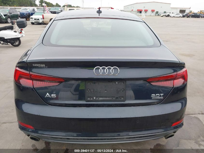 2018 Audi A5 2.0T Premium VIN: WAUENCF50JA113287 Lot: 39401137