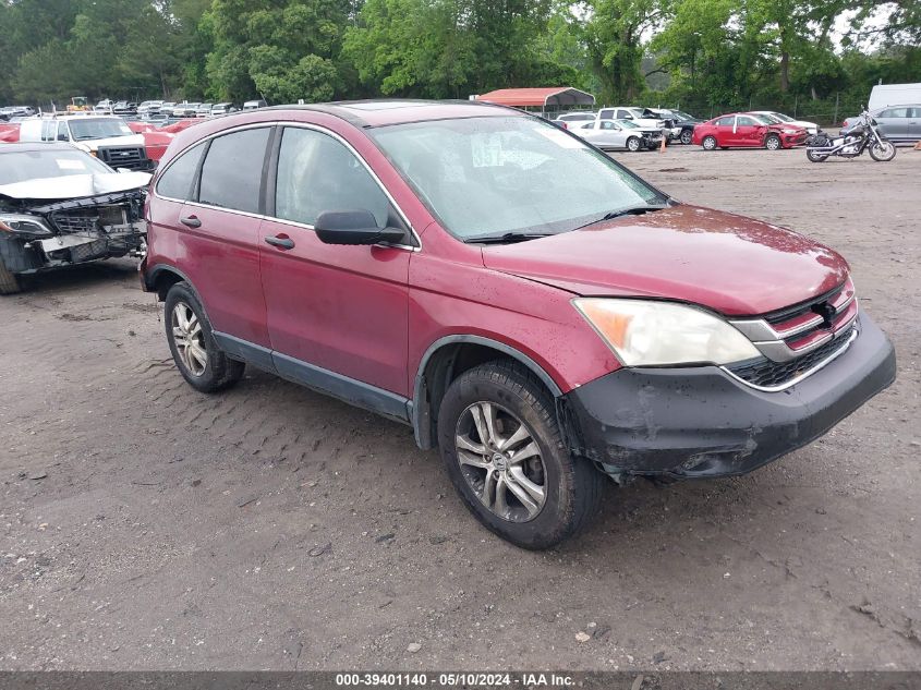 2010 Honda Cr-V Ex VIN: 5J6RE3H59AL037732 Lot: 39401140