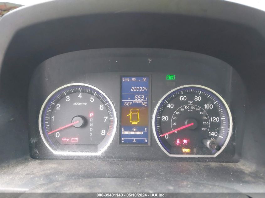 2010 Honda Cr-V Ex VIN: 5J6RE3H59AL037732 Lot: 39401140