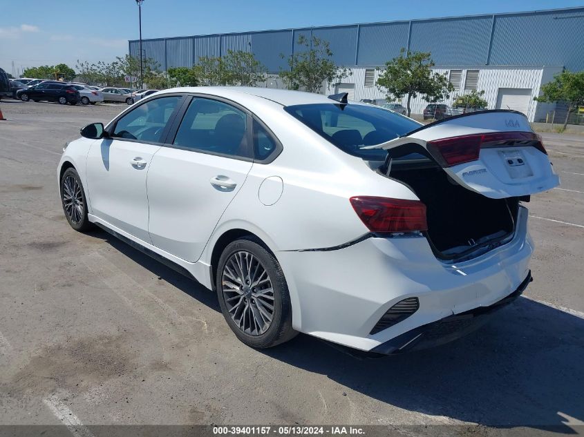 2023 Kia Forte Gt-Line VIN: 3KPF54ADXPE525752 Lot: 39401157