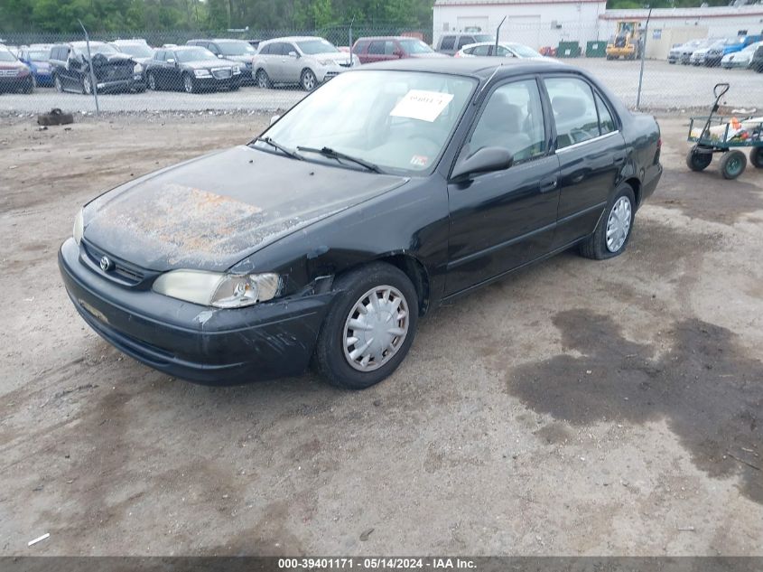 2000 Toyota Corolla Ve/Ce/Le VIN: 2T1BR12E1YC312861 Lot: 39401171