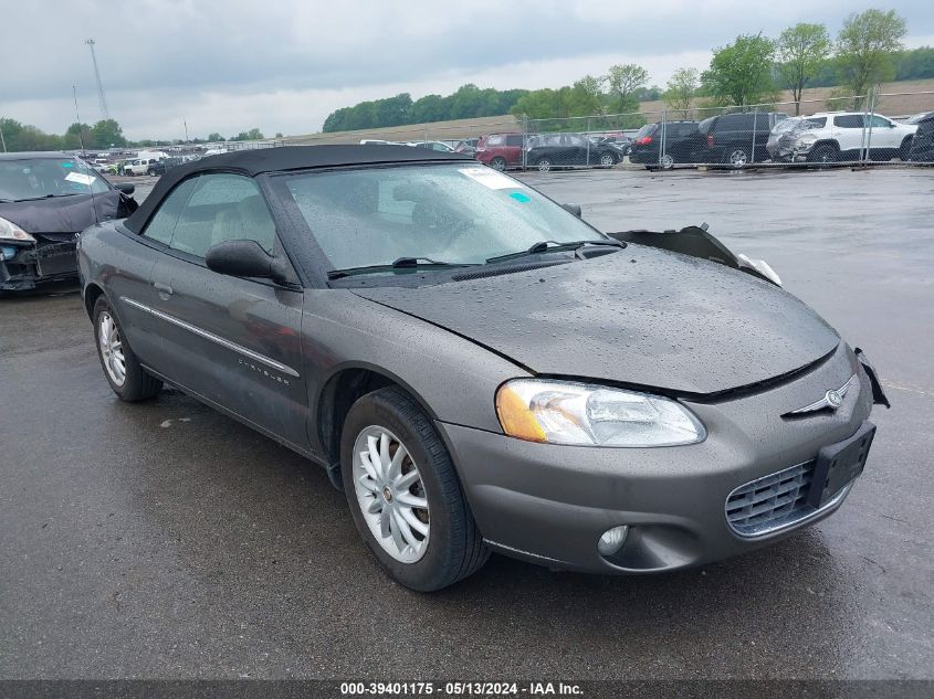 2001 Chrysler Sebring Lxi VIN: 1C3EL55UX1N599035 Lot: 39401175