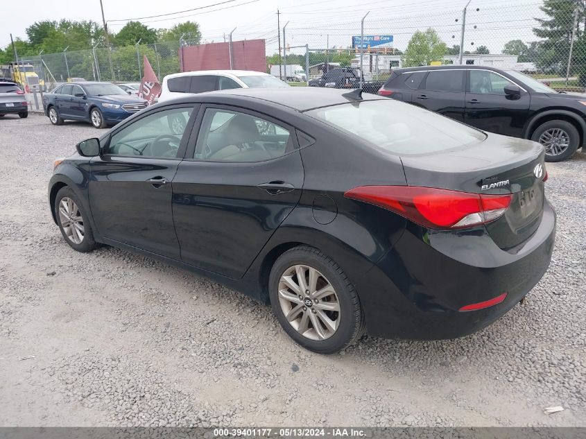 2014 Hyundai Elantra Se VIN: KMHDH4AE2EU063706 Lot: 39401177