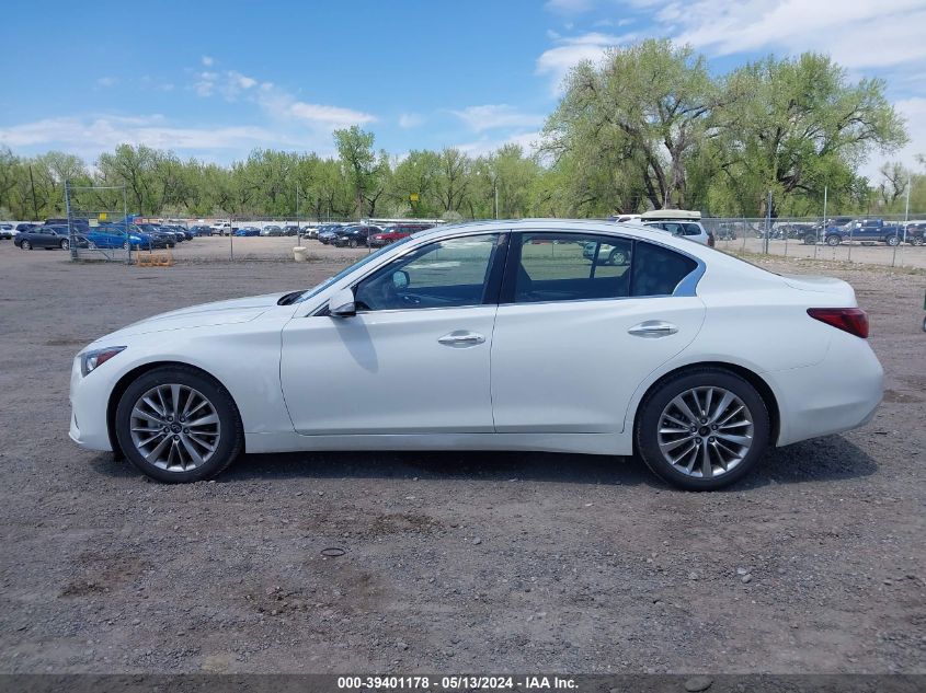 2021 Infiniti Q50 Luxe Awd VIN: JN1EV7BR7MM756003 Lot: 39401178