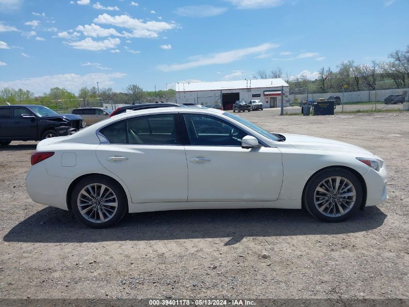 2021 Infiniti Q50 Luxe Awd VIN: JN1EV7BR7MM756003 Lot: 39401178