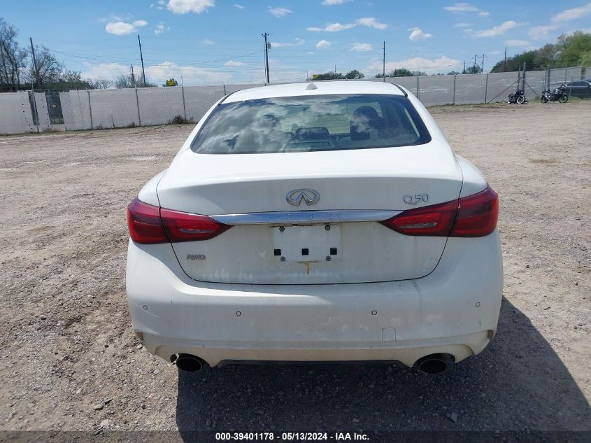 2021 Infiniti Q50 Luxe Awd VIN: JN1EV7BR7MM756003 Lot: 39401178