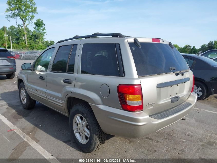 2004 Jeep Grand Cherokee Laredo VIN: 1J4GW48S14C167959 Lot: 39401195