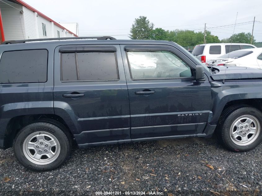 2015 Jeep Patriot Sport VIN: 1C4NJPBB8FD120222 Lot: 39401201