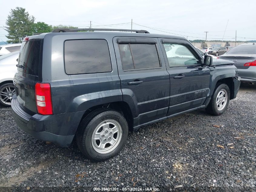 2015 Jeep Patriot Sport VIN: 1C4NJPBB8FD120222 Lot: 39401201