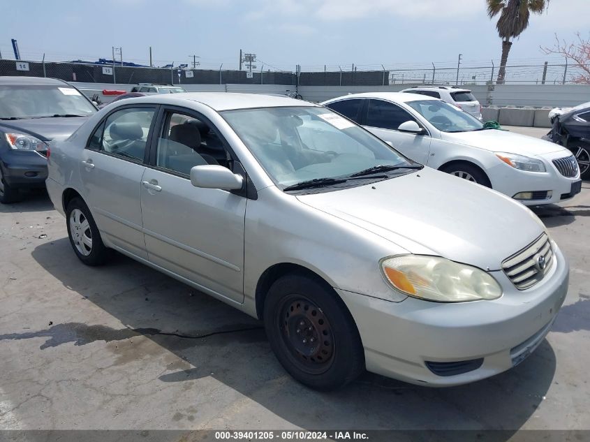 2003 Toyota Corolla Le VIN: 1NXBR32E53Z101116 Lot: 39401205