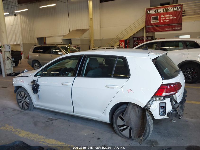 2019 Volkswagen E-Golf Se VIN: WVWKR7AU3KW909424 Lot: 39401215