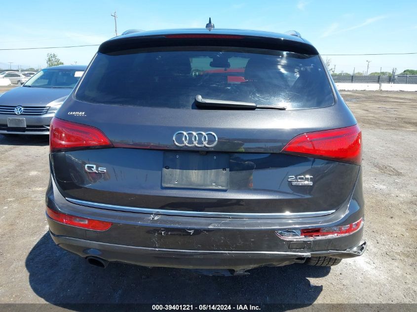 2016 Audi Q5 2.0T Premium VIN: WA1C2AFP8GA113596 Lot: 39401221