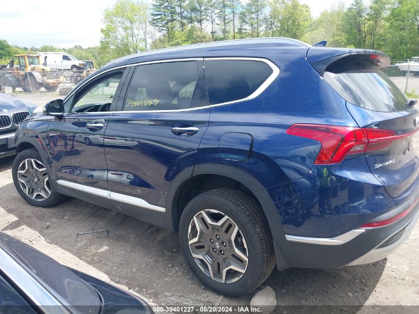 2022 Hyundai Santa Fe Limited VIN: 5NMS4DAL3NH448348 Lot: 39401227