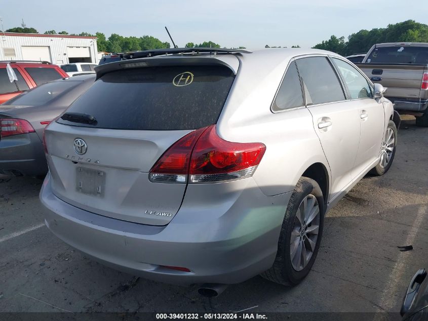 2013 Toyota Venza Le VIN: 4T3BA3BB6DU044866 Lot: 39401232