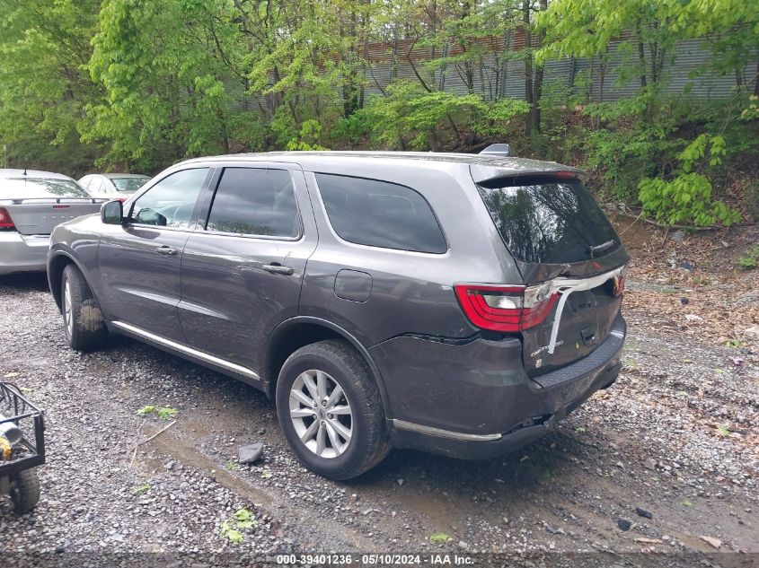 2019 Dodge Durango Sxt Awd VIN: 1C4RDJAG4KC534200 Lot: 39401236