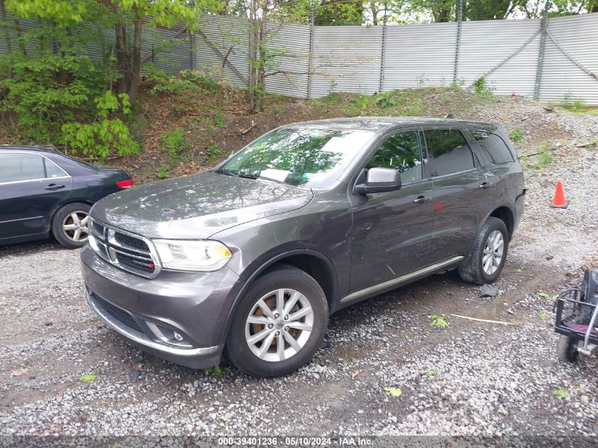 2019 Dodge Durango Sxt Awd VIN: 1C4RDJAG4KC534200 Lot: 39401236