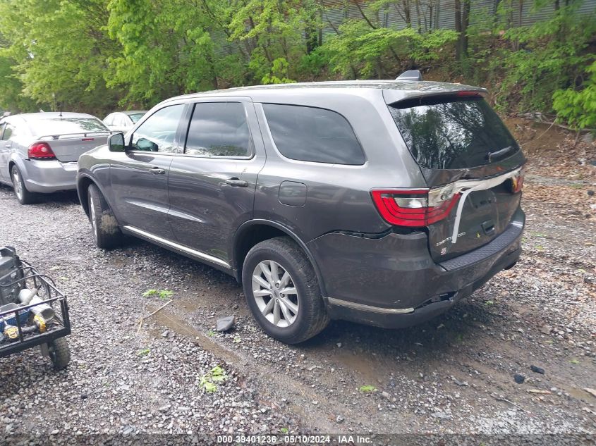 2019 Dodge Durango Sxt Awd VIN: 1C4RDJAG4KC534200 Lot: 39401236