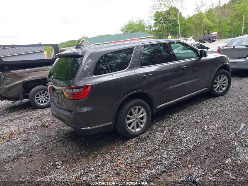 2019 Dodge Durango Sxt Awd VIN: 1C4RDJAG4KC534200 Lot: 39401236