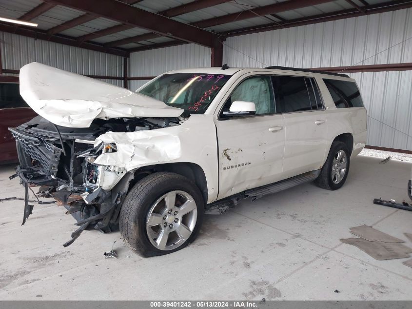 2015 Chevrolet Suburban 1500 Lt VIN: 1GNSKJKCXFR132579 Lot: 39401242