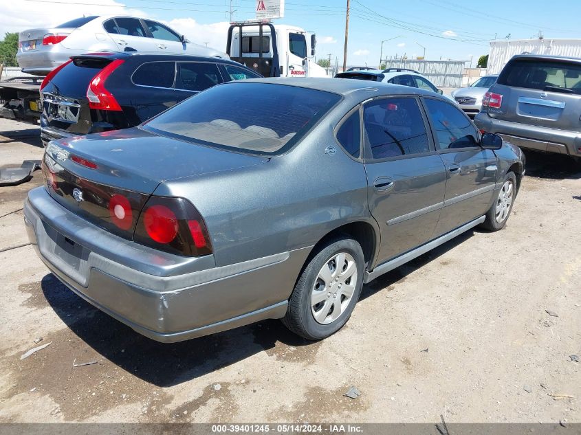 2004 Chevrolet Impala VIN: 2G1WF52E549244195 Lot: 39401245