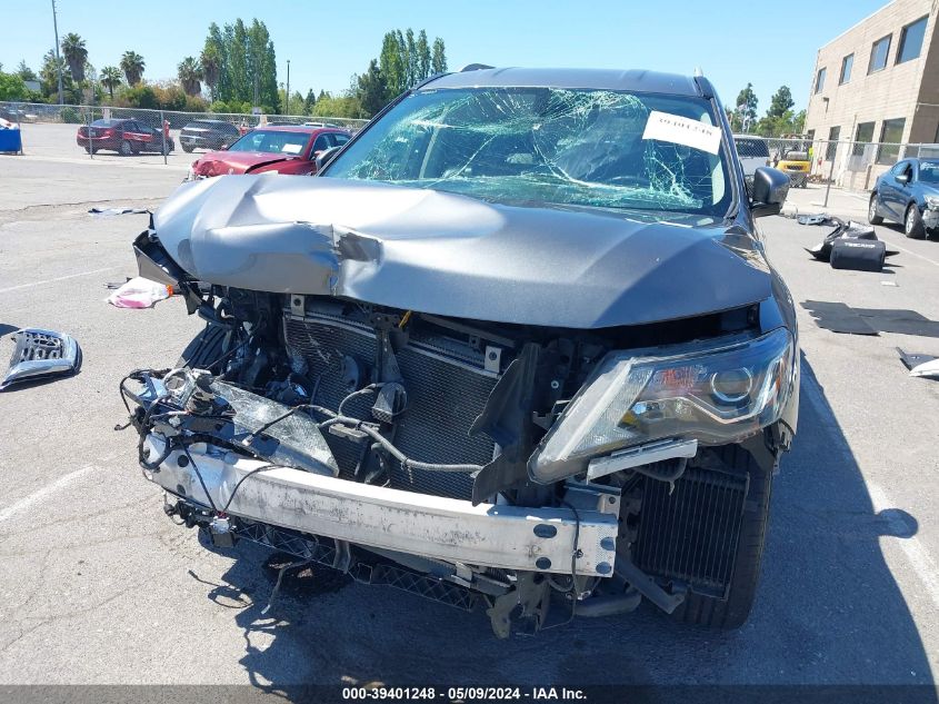 2019 Nissan Pathfinder Sl VIN: 5N1DR2MN4KC633252 Lot: 39401248