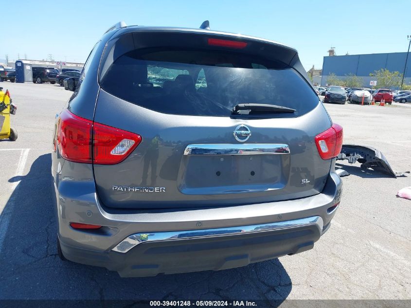 2019 Nissan Pathfinder Sl VIN: 5N1DR2MN4KC633252 Lot: 39401248