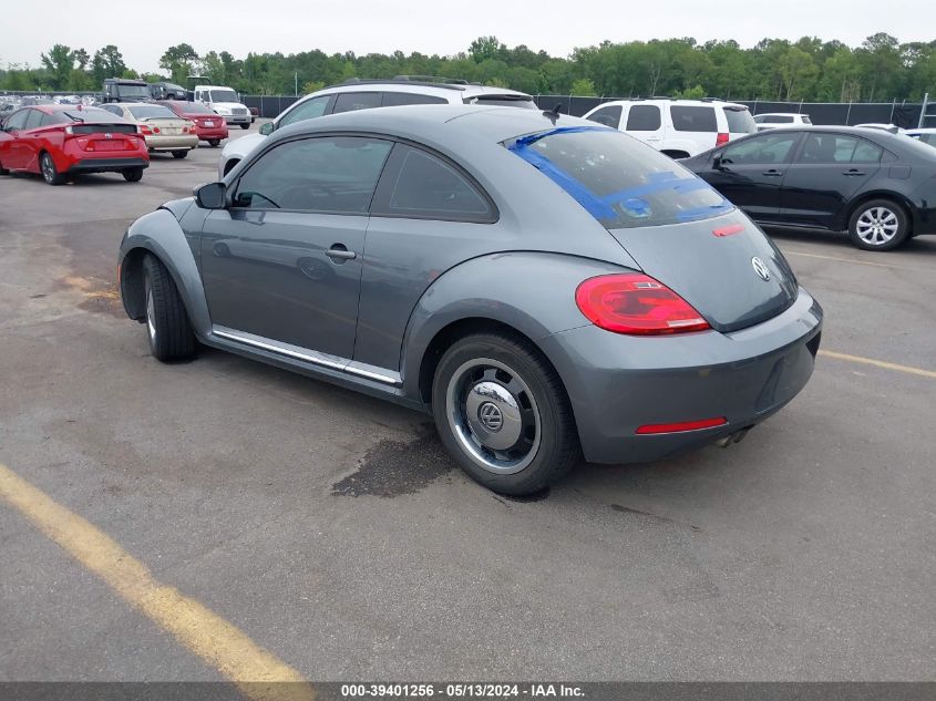 2013 Volkswagen Beetle 2.5L VIN: 3VWHP7AT2DM602799 Lot: 39401256