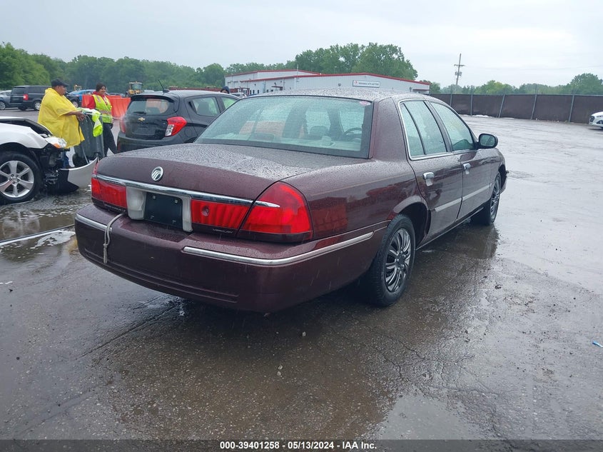 2001 Mercury Grand Marquis Ls VIN: 2MEFM75W91X625857 Lot: 39401258