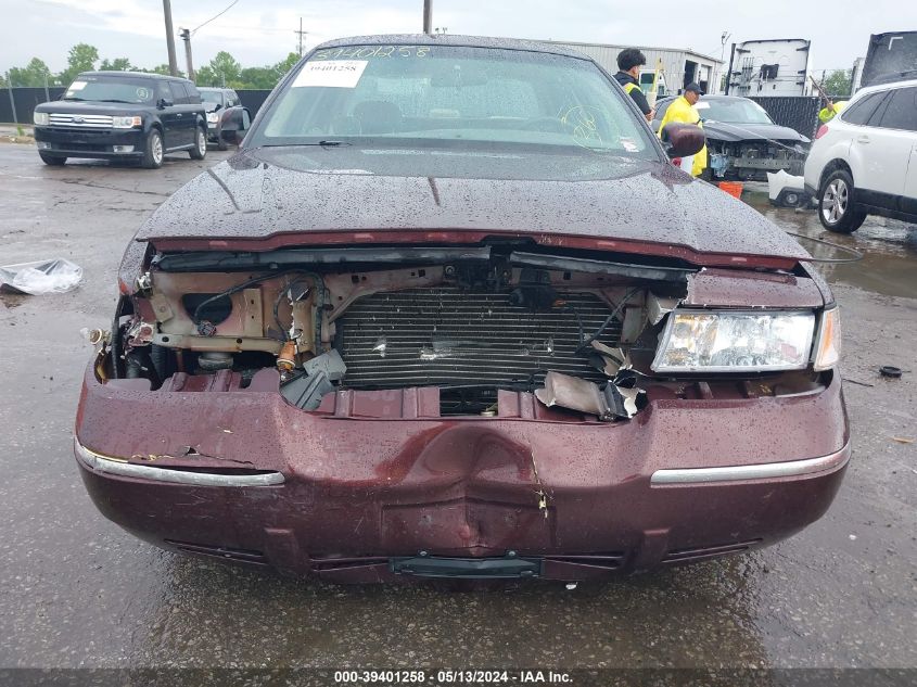 2001 Mercury Grand Marquis Ls VIN: 2MEFM75W91X625857 Lot: 39401258