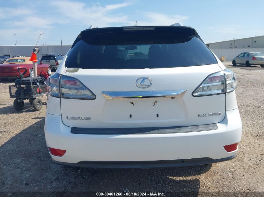 2010 Lexus Rx 350 VIN: 2T2ZK1BA9AC003382 Lot: 39401260