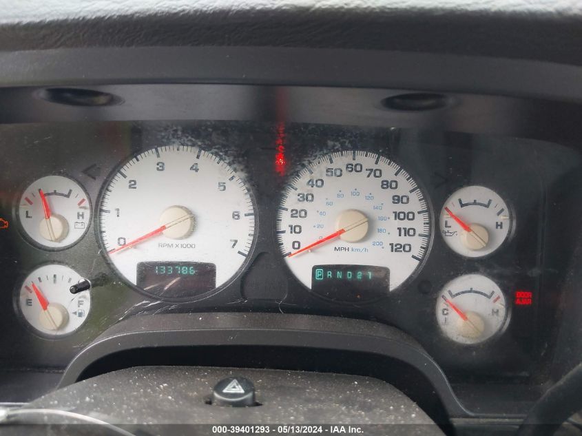 2005 Dodge Ram 1500 Slt/Laramie VIN: 1D7HA18D25S213272 Lot: 39401293