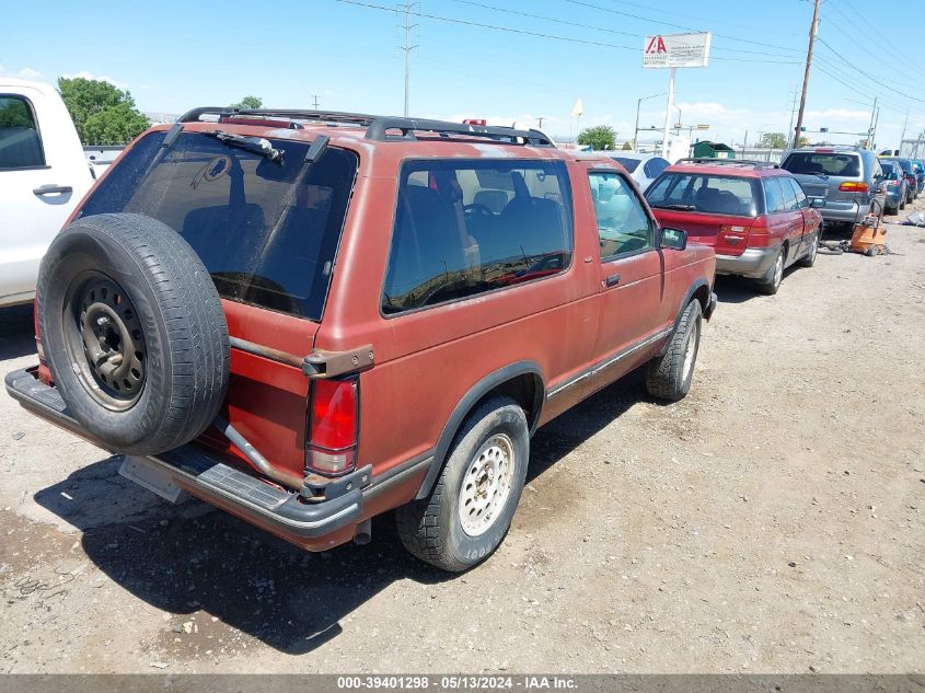 1994 Chevrolet Blazer S10 VIN: 1GNCT18W5R0101767 Lot: 39401298