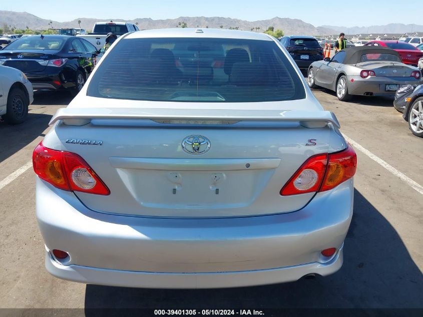 2010 Toyota Corolla S VIN: 2T1BU4EE3AC436289 Lot: 39401305