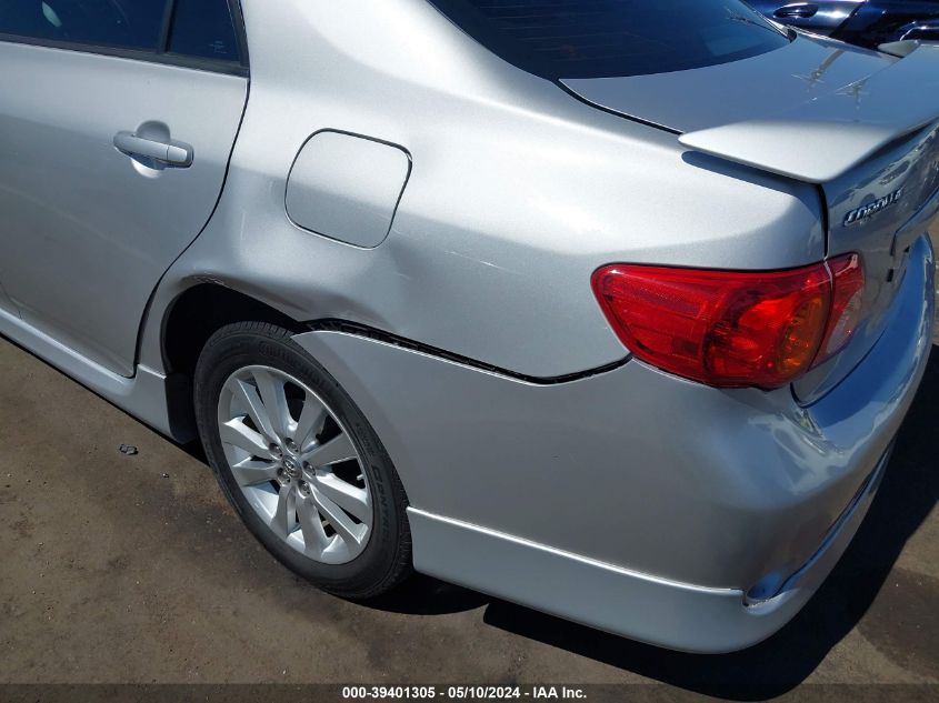 2010 Toyota Corolla S VIN: 2T1BU4EE3AC436289 Lot: 39401305