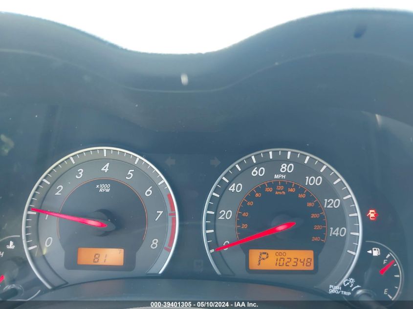 2010 Toyota Corolla S VIN: 2T1BU4EE3AC436289 Lot: 39401305