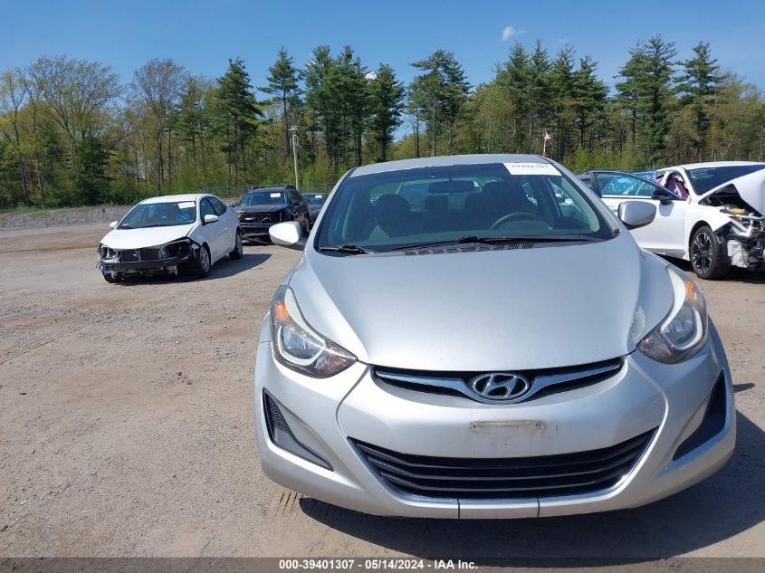 2015 Hyundai Elantra Se VIN: 5NPDH4AE5FH608460 Lot: 39401307