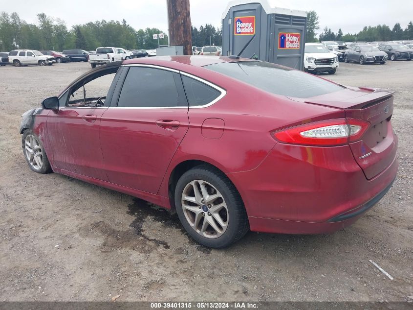 2013 Ford Fusion Se VIN: 3FA6P0HR5DR193153 Lot: 39401315