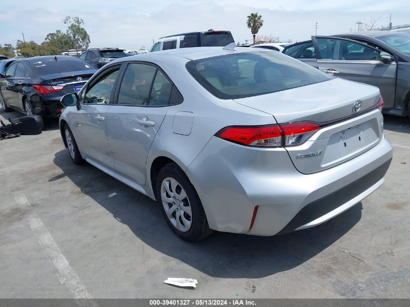 2020 Toyota Corolla Le VIN: JTDEPRAE6LJ050819 Lot: 39401327