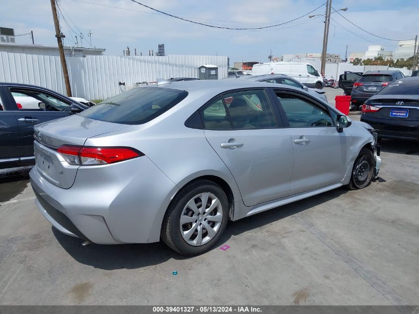 2020 Toyota Corolla Le VIN: JTDEPRAE6LJ050819 Lot: 39401327