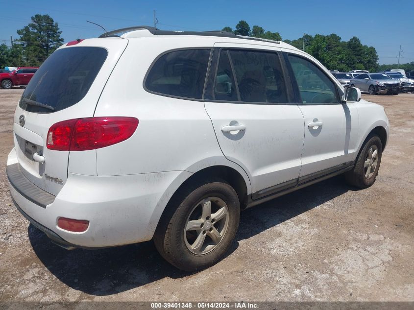 2007 Hyundai Santa Fe Gls VIN: 5NMSG13D77H112569 Lot: 39401348