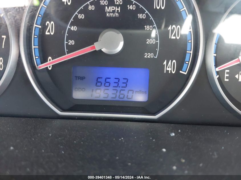 2007 Hyundai Santa Fe Gls VIN: 5NMSG13D77H112569 Lot: 39401348