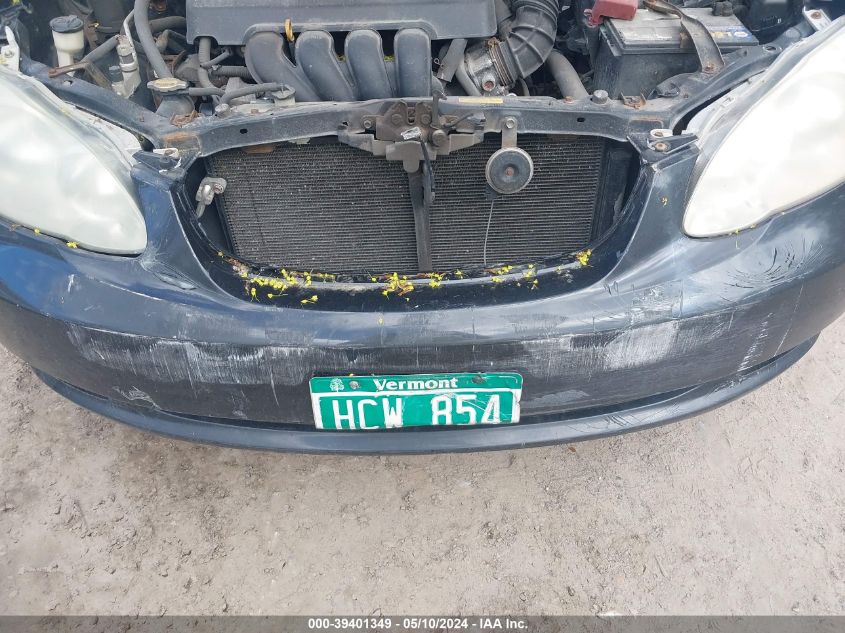 2005 Toyota Corolla Le VIN: 2T1BR32E65C555038 Lot: 39401349