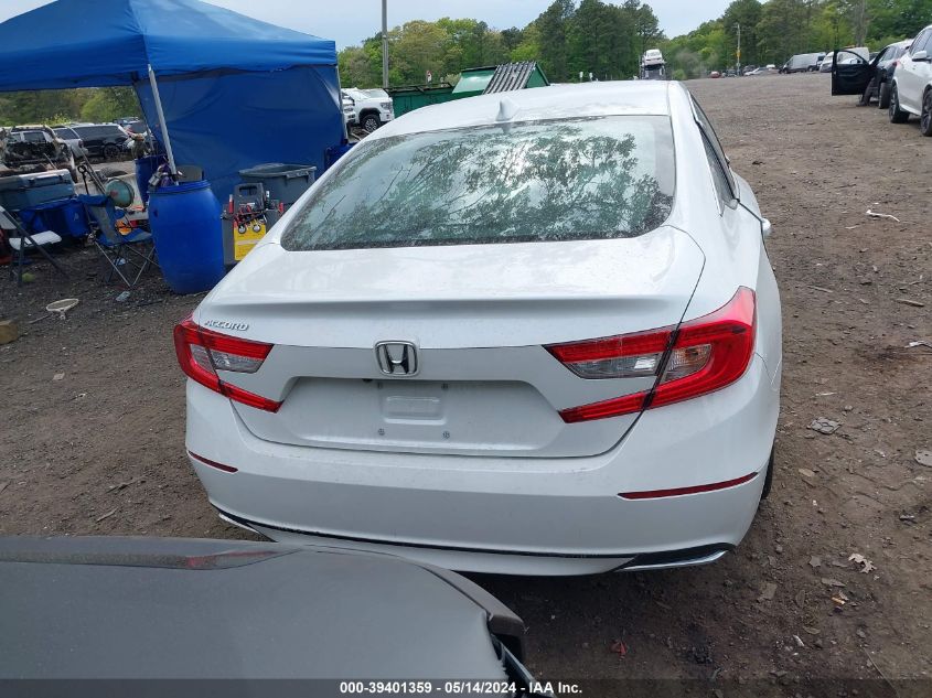 2022 Honda Accord Lx VIN: 1HGCV1F11NA011743 Lot: 39401359